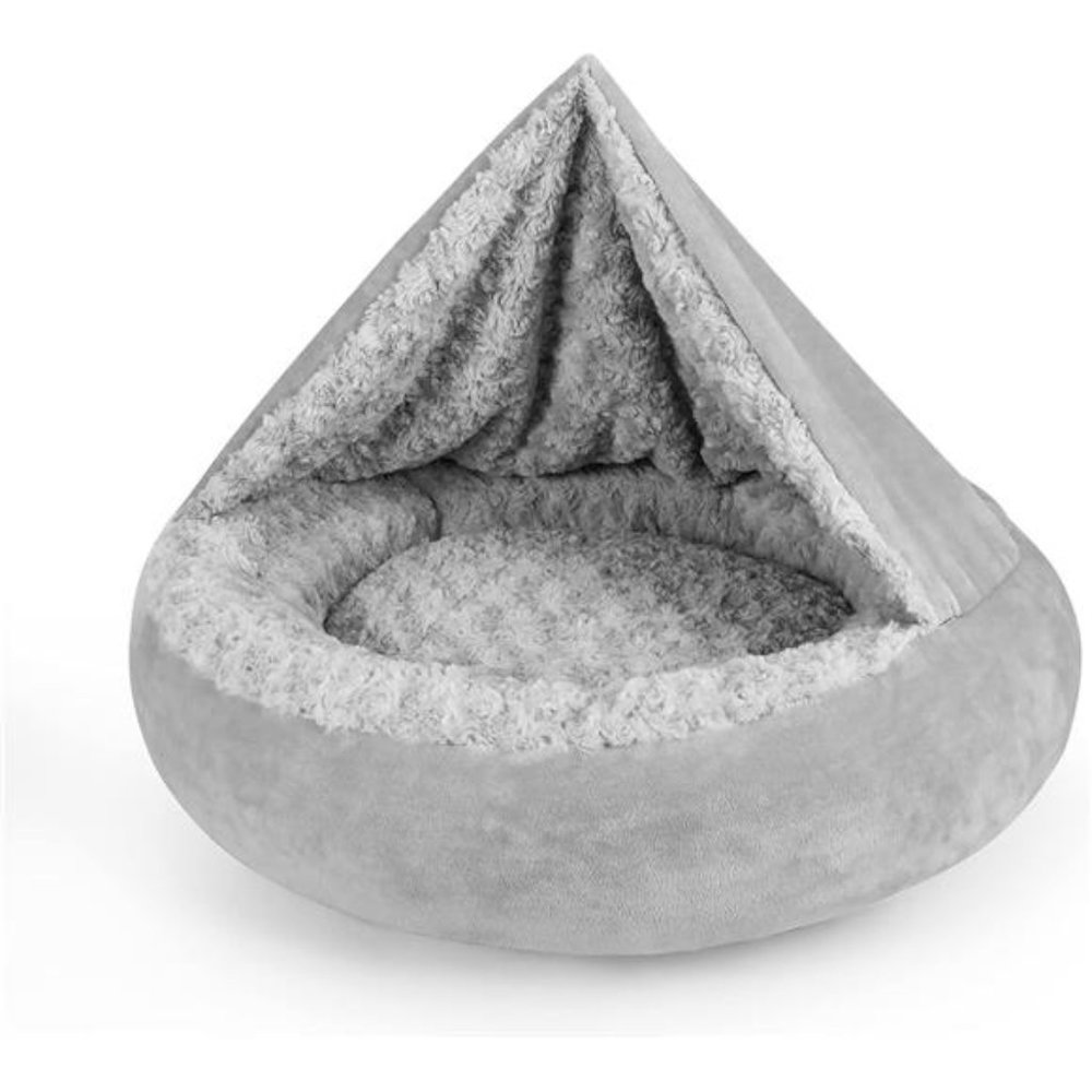 Dog Beds for Small Medium Dogs, Cozy Cuddler Luxury Puppy Pet Bed with Blanket